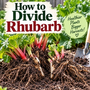 When and How to Divide Rhubarb Plants