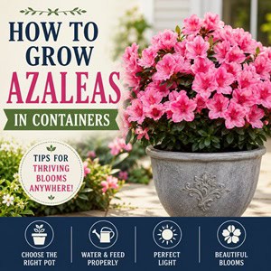 Dreaming of gorgeous pink blooms on your porch or patio? Learn how to grow azaleas in containers with simple tips for thriving plants, beautiful cottage garden flowers, and cozy simple living garden inspiration. Perfect for patios, porches, and small-space gardening!
