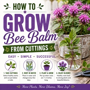 How to Grow Bee Balm from Cuttings for a Beautiful Cottage Garden