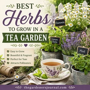 Create a beautiful and productive tea garden with easy-to-grow herbs like chamomile, mint, lavender, and lemon balm. Learn which plants make the best herbal teas and how to harvest them for fresh and dried tea blends. Perfect for gardeners who love cottage garden herbs, companion planting, and creating a peaceful backyard retreat.