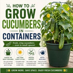 Best Tips for Growing Cucumbers in Pots Successfully