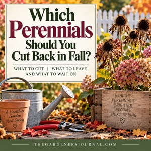 Which Perennials Should You Cut Back in Fall?